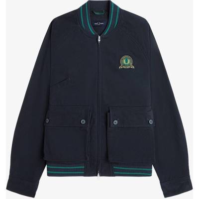 Fred Perry Яке Fred Perry Men's Laurel Emblem Bomber Jacket - Navy 608