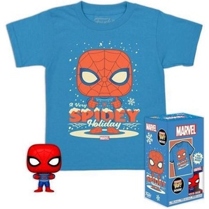 Funko Pocket Pop! Marvel Holiday Spiderman & T Shirt L