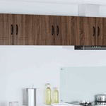 vidaXL Стенен шкаф PORTO Кафяв дъб 30 x 31 x 40 см Инженерна дървесина (885219)