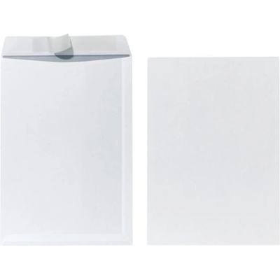 Poštové obálky C4 Herlitz s odtrhávacou páskou, biele, 10 ks
