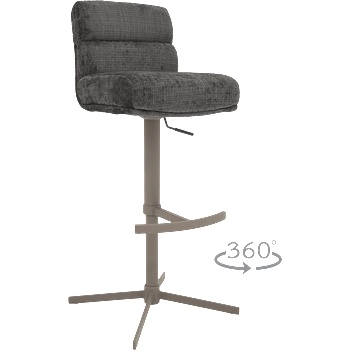 Carmen Бар стол vandra - графит 93 (3521341)