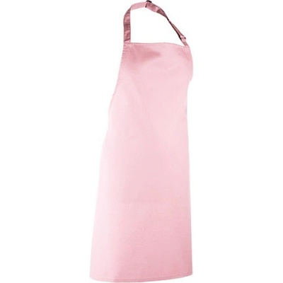 Premier Workwear Klasická zástěra za krk PR150 Pink Pantone 1895 72x86cm