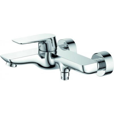 Inter Ceramic Стенен смесител за вана и душ НОЕМИ ICF 6628338, Inter Ceramic, месинг, хром, с аксесоари, 21x19.2см (6628338)