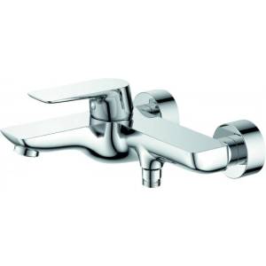 Inter Ceramic Стенен смесител за вана и душ НОЕМИ ICF 6628338, Inter Ceramic, месинг, хром, с аксесоари, 21x19.2см (6628338)