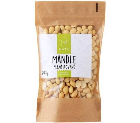 Natu Mandle blanšírované 200 g