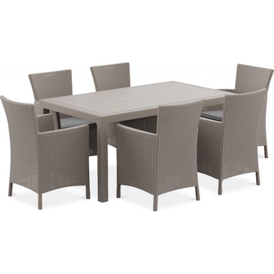 Set di 2 sedie da giardino ACAPULCO II Grigio scuro