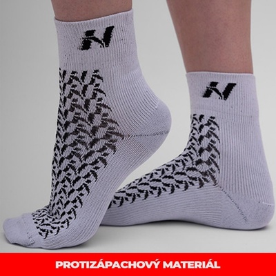 Nebbia “HI-TECH” N-pattern crew ponožky šedá