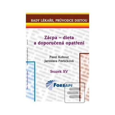 Zácpa – dieta a doporučená opatření - Kohout, Pavlíčková