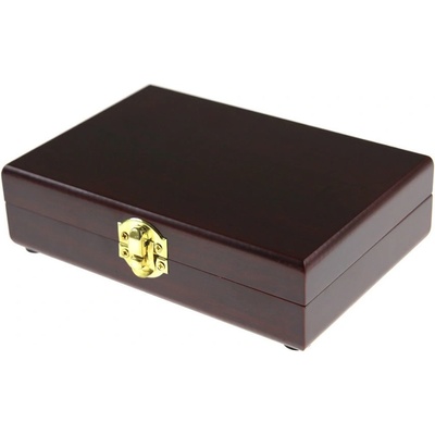 Dřevěná kazeta na karty