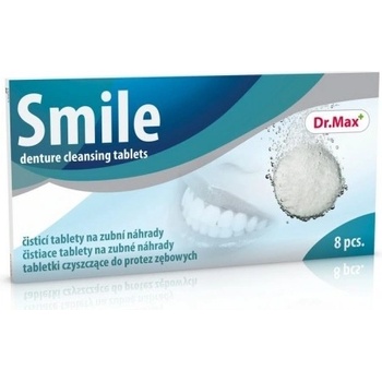 DR.MAX Smile denture ceansing tablets čistiace tablety na zubné náhrady 8 ks