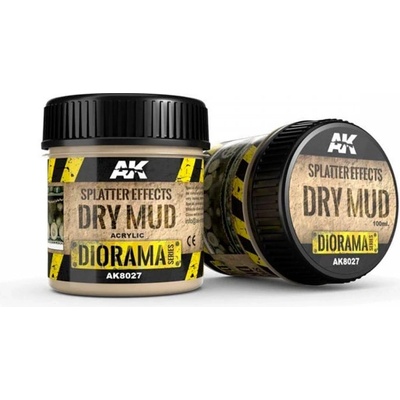 AK-Interactive Akrylový terén AK Splatter Effects Dry Mud 100 ml