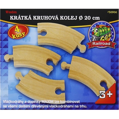 Woody koleje krátké zatáčky 4ks – Zboží Dáma