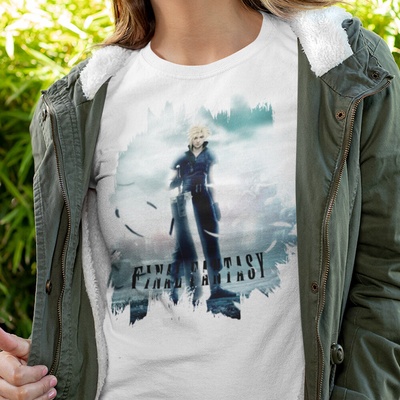 Tričko s potlačou FINAL FANTASY Dámsky Biela