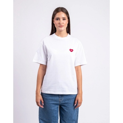 Carhartt WIP W' S S Heart Patch T-Shirt White Red