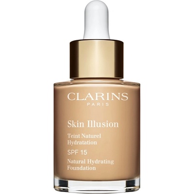 Clarins Skin Illusion Natural Hydrating Foundation озаряващ хидратиращ фон дьо тен SPF 15 цвят 106N Vanilla 30ml