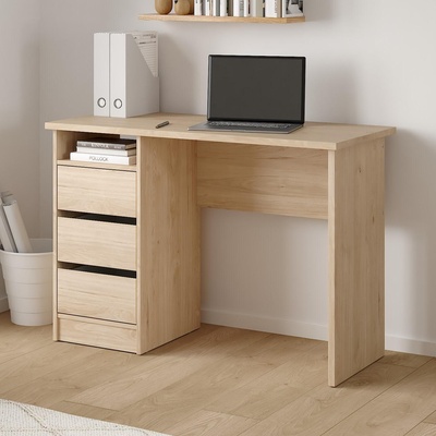 Бюро Function Plus с 3 чекмеджета Jackson Hickory