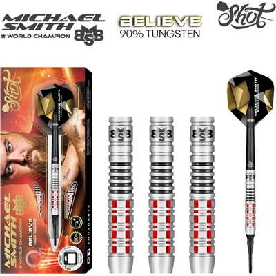 Michael Smith Believe – s 90% wolframovým barrelem (MSBSF-20)