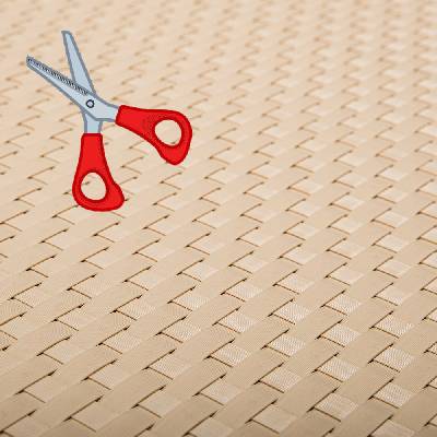 Umelý ratan - béžová, výška 1m (Ratanová rohož technoratan - metráž)