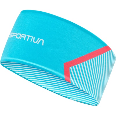La Sportiva Лента за глава La sportiva Flow Headband - Malibu Blue / Hibiscus - размер L/XL (904-6180-0312)