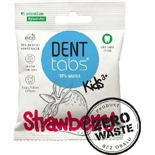 Denttabs prírodná detská v tabletách bez fluoridu jahoda Zero waste balenie 10 000 ks