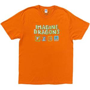 Imagine Dragons Take Me To The Beach (Back Print) Orange L Риза (IMDRTS25MO03)