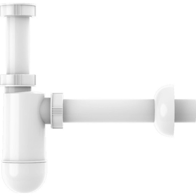SANIT umývadlový sifón 5/4 x 40 vyloženie 235 mm biely, 31.005.00..0000