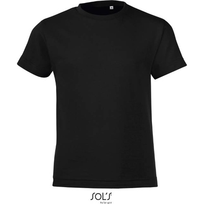 SOL'S regent fit / Детска тениска - черна 106-116 (25118300285)