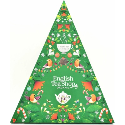 English Tea Shop Adventní kalendář Zelený trojúhelník Bio 25 pyramidek