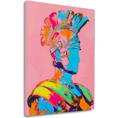 Obraz Modern Gladiator na plátne | dokončené rukou umelca - 40x50 cm
