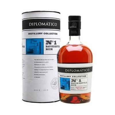 Diplomático Distillery Collection No.1 BATCH KETTLE Rum 47% 0,7 l (tuba)