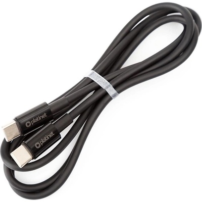 Platinet PSCCC120TB Nabíjecí USB-C - USB-C 3A, 60W, 1m, černý
