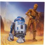 Craft Buddy Поздравителна картичка с диамантен живопис Craft Buddy - R2-D2 & C-3PO (CBCCK-SWS803)