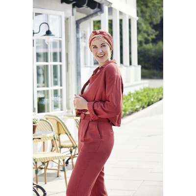 Christine Headwear Turban Christine Beatrice vzor Golden Sunlit