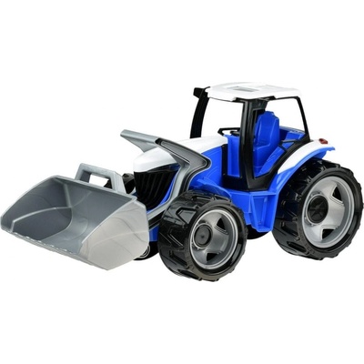 LENA Traktor s lyžicou, modro biely