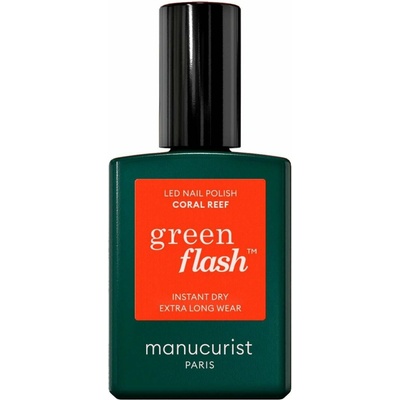 Catrice MANUCURIST_Green Flash LED gelový lak na nehty Coral Reef 15ml