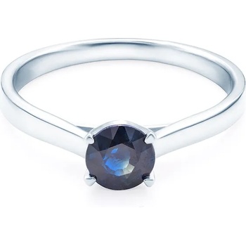 Image 1 of SAVICKI Годежен пръстен Solitaire: бяло злато. син сапфир