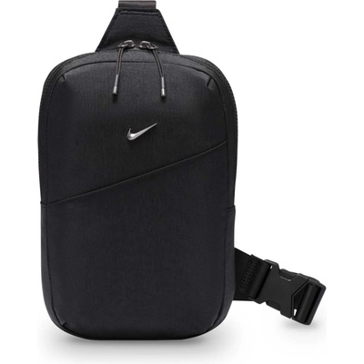 Nike AURA crossbody BAG 5L čierna strieborná
