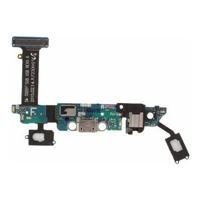 Flex nabíjania Samsung G920F Galaxy S6 - nabíjací konektor, mikrofón Variant:: Flex kábel