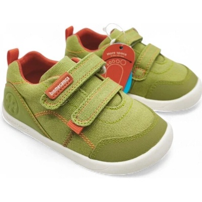Biomecanisc chlapčenské barefoot plátené tenisky Lona Basica Verde