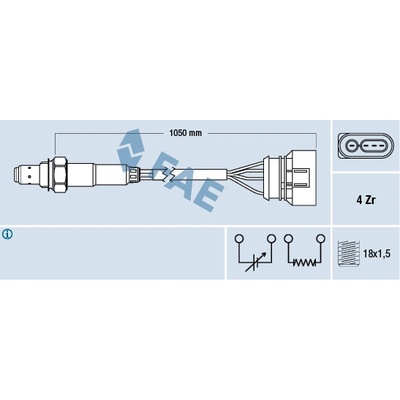 Lambda sonda FAE 77134