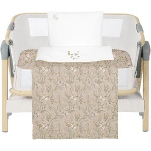 KikkaBoo Бебешки спален комплект KikkaBoo Secret Garden - За мини кошара, 3 части, Beige (41101030195)