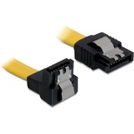 Delock SATA 3 F/F кабел за данни 0.2m надолу/пряко жълт 82800 (82800)