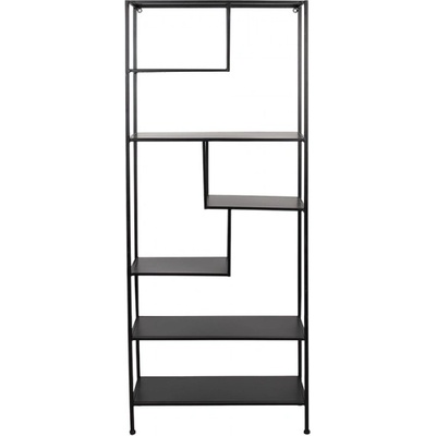 Nástěnný stojan černý 60x23x144 cm