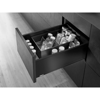 K-Blum Legrabox zásuvka C pure 650mm/70 kg Blumotion/TOB černá vrut