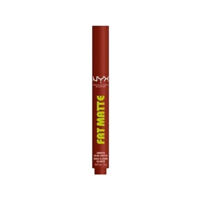 NYX Professional Makeup Fat Matte Smooth Rtěnka Tmavě červená 2 g