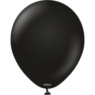 Kalisan Balloons Balonky černé Standard Black 13 cm 5"