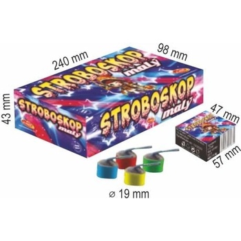 Stroboskop malý 4 ks