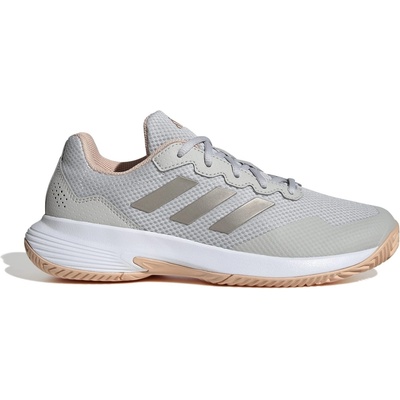 adidas Дамски маратонки Adidas Gamecourt 2.0 Tennis Shoes Womens - Grey/Met/Coral