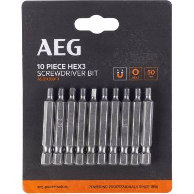 AEG Bity 50mm Hex 3, 10 ks ASDH35010