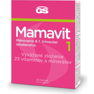 GS Mamavit 1 Plánování a 1.trimestr 30 tabliet